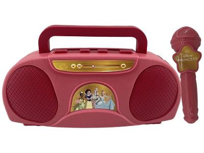 Caixa de Som Amplificada Candide Disney Princesas Boom Box Karaokê