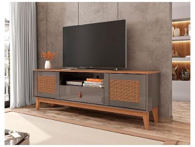 Rack para TV até 60" 1 Gaveta 2 Portas Casa D Esmeralda