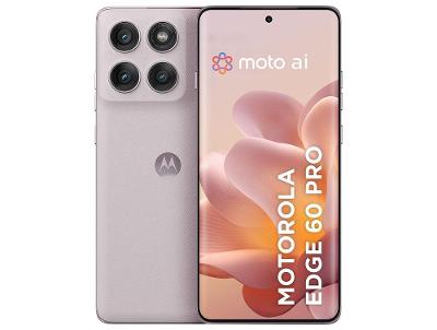 Smartphone Motorola Edge 60 Pro 512GB Rosa 5G 24GB RAM 6,7" Câm. Tripla + Selfie 50MP