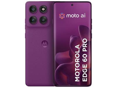 Smartphone Motorola Edge 60 Pro 256GB Violeta 5G 24GB RAM 6,7" Câm. Tripla + Selfie 50MP