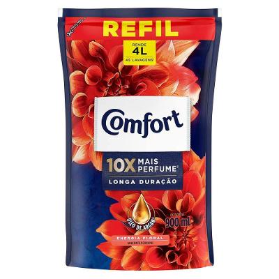 Amaciante Comfort Concentrato 69999406 Energia Floral Refil 900ml