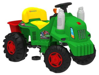 Quadriciclo Infantil a Pedal Verde Trator 