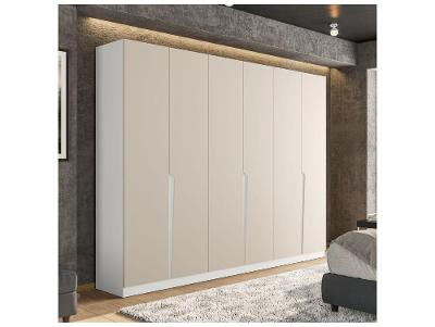 Guarda-roupa Casal 4 Gavetas 6 Portas Politorno Porto