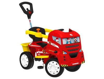 Quadriciclo Infantil a Pedal Vermelho Caminhão de