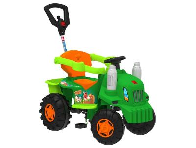 Quadriciclo Infantil a Pedal Verde Trator 