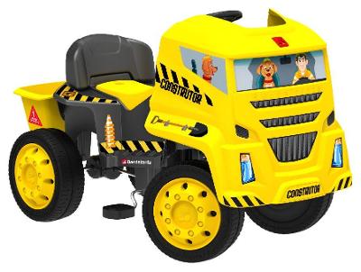 Quadriciclo Infantil a Pedal Amarelo Caminhão