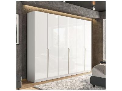 Guarda-roupa Casal 4 Gavetas 6 Portas Politorno Porto