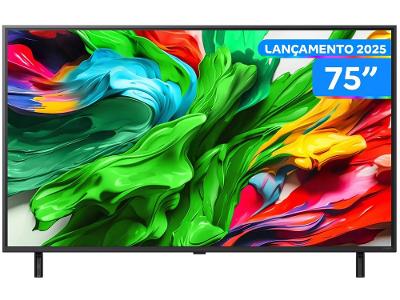 Smart TV 75" LG  4K QNED MiniLED 75QNED85ASG webOS 25 α8 AI Processor 4K Gen2 QNED MiniLED Alexa 4 HDMI 2.1 2 USB