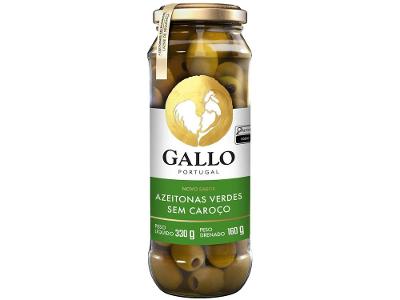 Azeitona Verde sem Caroço em Conserva Gallo 96002771 160g