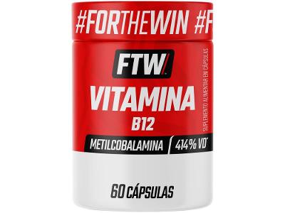 Vitamina B12 200UI FTW PA00075556 sem Sabor 60 Cápsulas