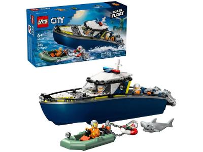 LEGO City Perseguição com Barco da Polícia