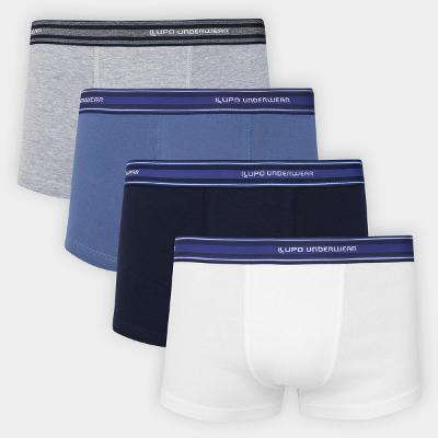 Kit Cueca Sunga Lupo Algodão 4 Peças