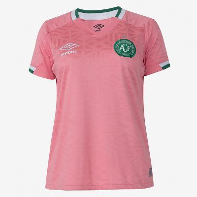 Camisa Chapecoense Outubro Rosa 22/23 s/n° Torcedor Umbro Feminina