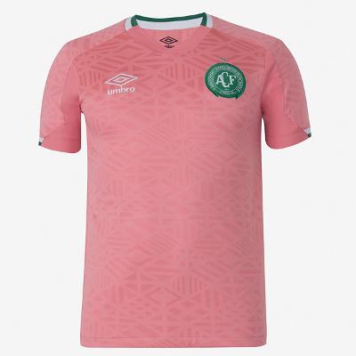 Camisa Chapecoense Outubro Rosa 22/23 s/n° Torcedor Umbro Masculina