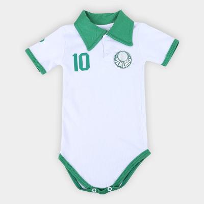 Body Polo Palmeiras n°10 Infantil Torcida Baby