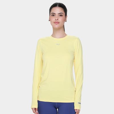 Camiseta Fila Sun Protect Breezy Manga Longa Feminina