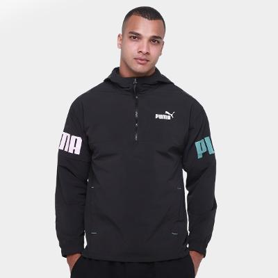 Jaqueta Corta Vento Puma Power 1/2 Zip Masculina