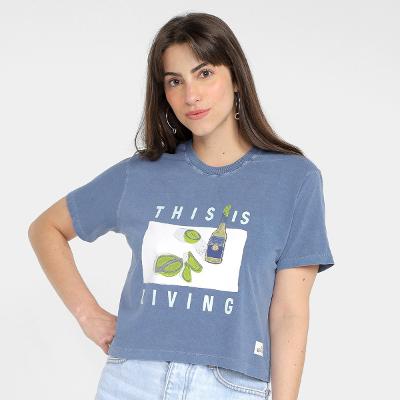 Camiseta Corona This Is Living Feminina