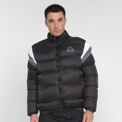 Jaqueta Puffer Kappa Padding Sport Logo Masculina
