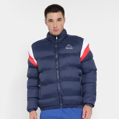 Jaqueta Puffer Kappa Padding Sport Logo Masculina