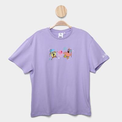 Camiseta Infantil Puma x Bob Esponja Menina