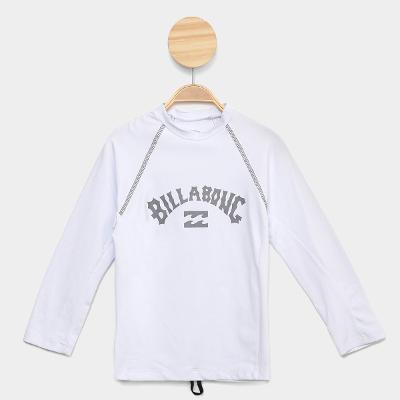 Camiseta Infantil Billabong Surf Arch Manga Longa Masculina