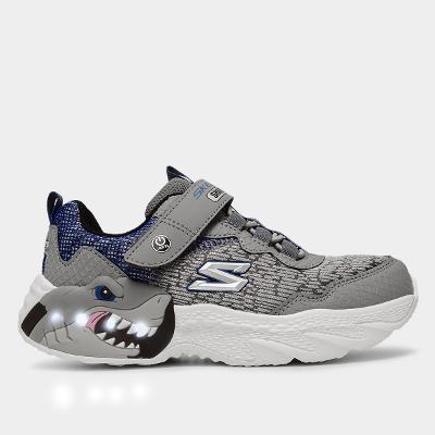 Tênis Infantil Skechers Creature-Lights Menino