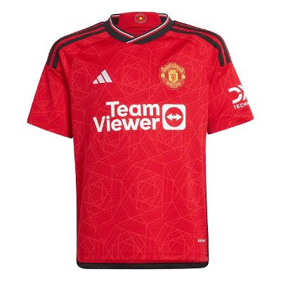 Camisa Manchester United Juvenil Home 23/24 s/n° Torcedor Adidas Masculina