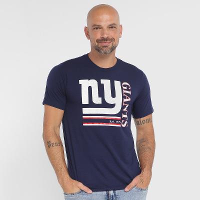 Camiseta Nike NFL New York Giants Triblend Logo Masculina