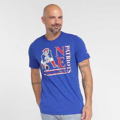 Camiseta Nike NFL New England Patriots Triblend Logo Masculina