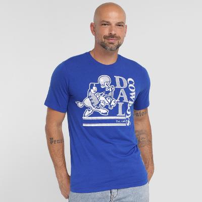 Camiseta Nike NFL Dallas Cowboys Triblend Logo Masculina