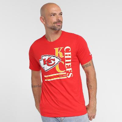 Camiseta Nike NFL Kansas City Chiefs Triblend Logo Masculina