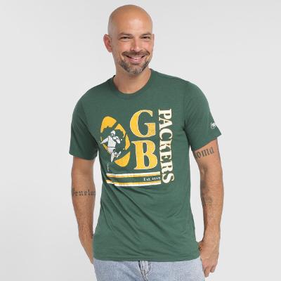 Camiseta Nike NFL Green Bay Packers Triblend Logo Masculina