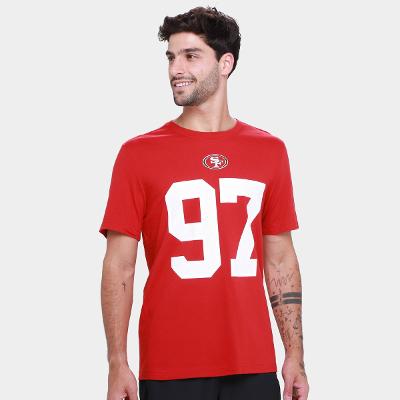 Camisa Nike San Francisco 49ers Nick Bosa 97 Name & Number Masculina