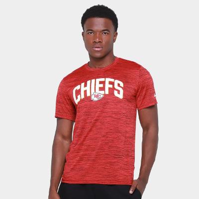 Camiseta Nike Kansas City Chiefs Drop 2 Dri-FIT Team Velocity Masculina