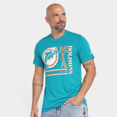 Camiseta Nike NFL Miami Dolphins Triblend Logo Masculina