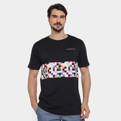 Camiseta Diamond Pixel Panel Tee Masculina