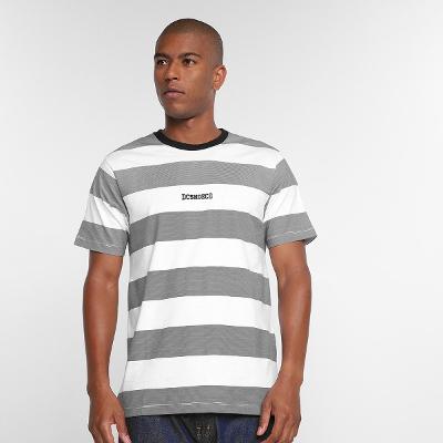 Camiseta DC Shoes Big Stripe Masculina