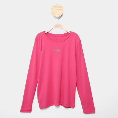 Camiseta Infantil Speedo Manga Longa Proteção UV