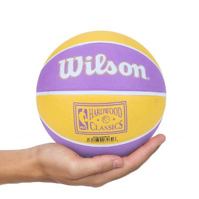 Mini Bola de Basquete Wilson NBA Team Retrô Los Angeles Lakers #3