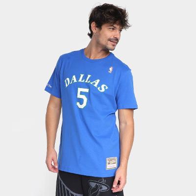 Camiseta Mitchell & Ness Dallas Mavericks N&N Kidd Masculina