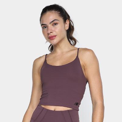 Top Cropped New Balance Athletics Feminino