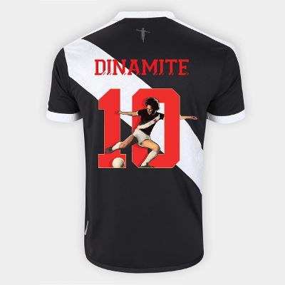 Camisa Vasco I 24/25 Edição Limitada - Roberto Dinamite nº 10 -  Jogador Kappa Masculina