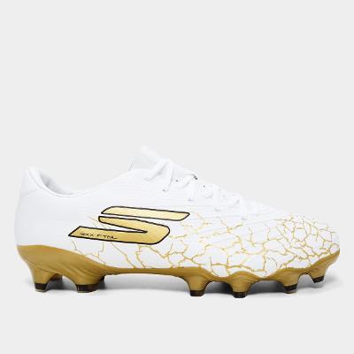 Chuteira Campo Skechers SKX_01 Gold FG Masculina