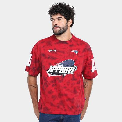 Camiseta Huge Approve X NFL Patriots Collors IV