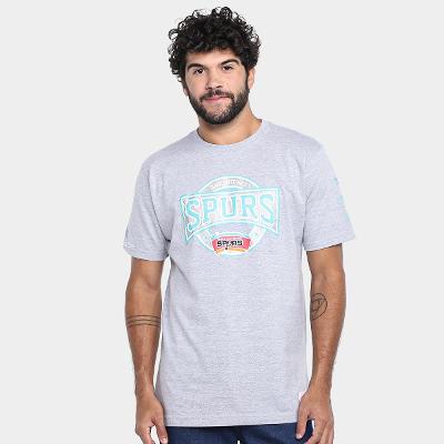 Camiseta San Antonio Spurs Mitchell & Ness Team Star Masculina