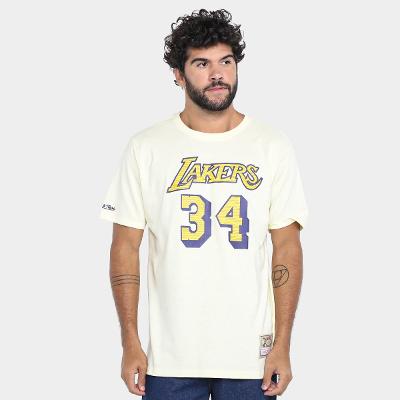 Camiseta Mitchell & Ness LA Lakers O'Neal Masculina