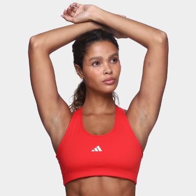 Top Adidas Treino Suporte Médio Feminino