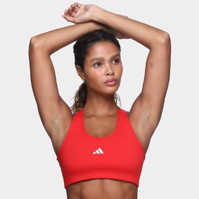 Top Adidas Treino Suporte Médio Feminino