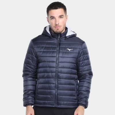 Jaqueta Mizuno Puff Capuz Masculina